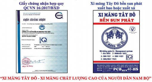 Công ty Cổ phần Xi măng Tây Đô thông báo sản phẩm mới