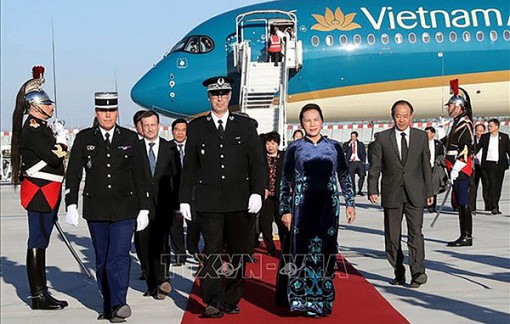 Chủ tịch Quốc hội Nguyễn Thị Kim Ngân thăm chính thức Cộng hòa Pháp