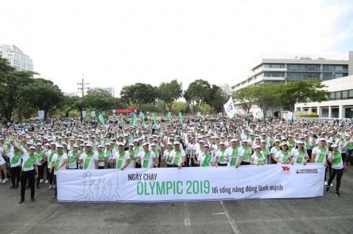 Herbalife ghi dấu năm thứ 4 đồng hành cùng ngày chạy Olympic toàn dân