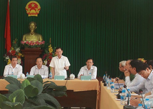 Ðẩy nhanh tiến độ giải phóng mặt bằng tại các công trình, dự án để đảm bảo tiến độ thi công