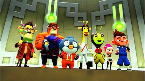 Thú vị phiên bản hoạt hình của “Running Man”