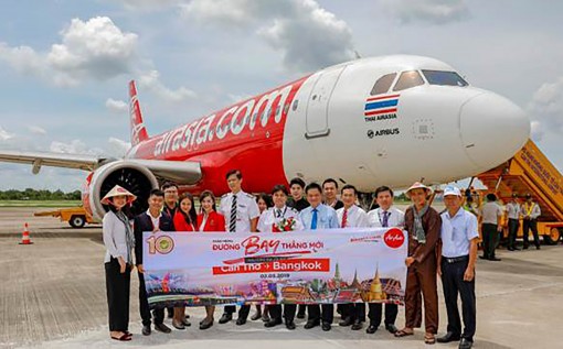 AirAsia chính thức khai thác đường bay thẳng từ Cần Thơ đi Bangkok