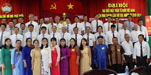 Ðại hội đại biểu Mặt trận Tổ quốc VN huyện Vĩnh Thạnh và Thới Lai