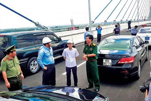 Hoàn tất công tác chuẩn bị khánh thành cầu Vàm Cống