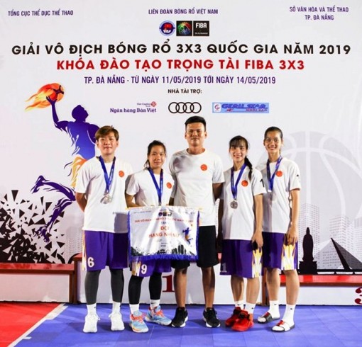 Đội nữ Bóng rổ Cần Thơ đoạt HCB Giải vô địch Bóng rổ 3x3 quốc gia năm 2019