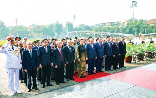 Lãnh đạo Đảng, Nhà nước vào Lăng viếng Bác