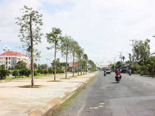 Cờ Đỏ nâng chất tiêu chí đô thị