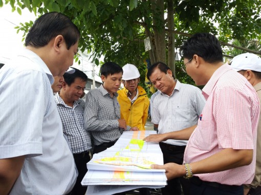 Đẩy nhanh tiến độ tuyến đường nối từ đường Cách Mạng Tháng Tám đến đường tỉnh 918