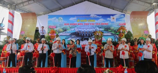 Khởi công xây dựng Đền thờ các Vua Hùng tại TP Cần Thơ