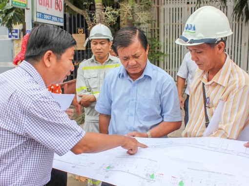 Lãnh đạo thành phố kiểm tra

các công trình Dự án 3