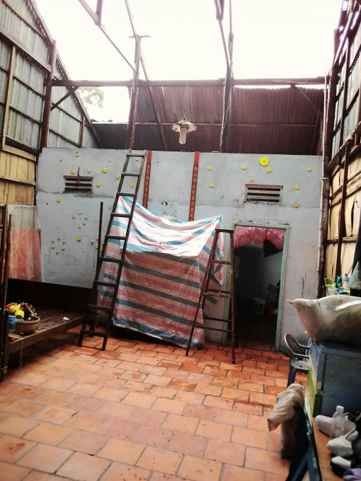 5 căn nhà bị thiệt hại do giông lốc