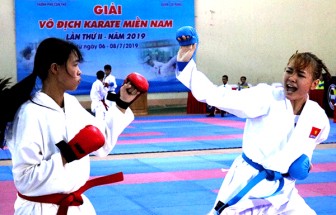 Khai mạc Giải vô địch Karatedo miền Nam lần thứ II năm 2019
