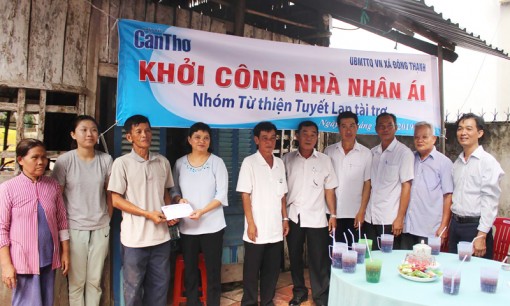 Khởi công xây dựng Nhà nhân ái cho học sinh nghèo