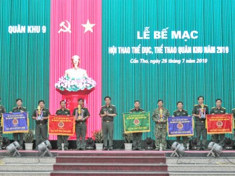 Bế mạc Hội thao Thể dục thể thao Quân khu 9 năm 2019