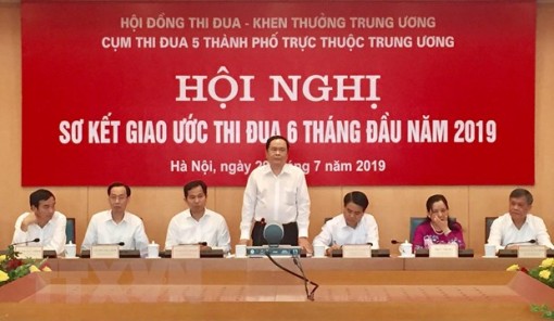 Năm thành phố trực thuộc Trung ương đẩy mạnh thi đua và hợp tác
