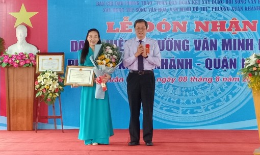 Phường Xuân Khánh đạt chuẩn Văn minh đô thị