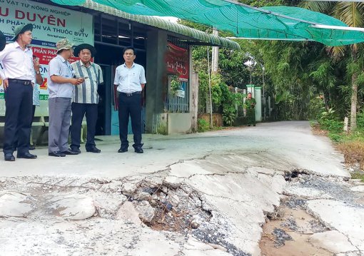 Thành phố sẽ hỗ trợ kịp thời để Phong Điền gia cố các điểm sạt lở bờ sông, đảm bảo an toàn cho người dân