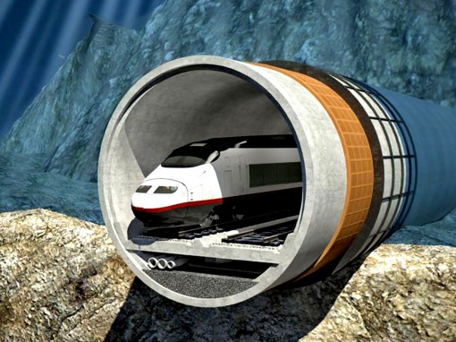 Siêu dự án hầm đường sắt

xuyên biển gặp trở ngại