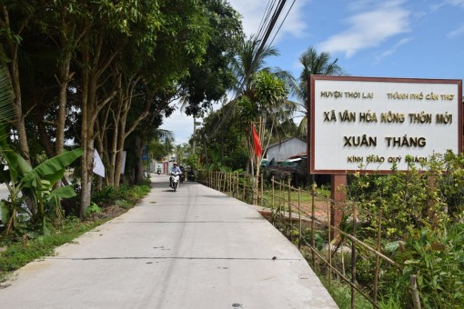 Diện mạo xã nông thôn mới Xuân Thắng