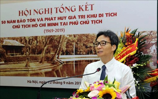 50 năm bảo tồn và phát huy giá trị Khu Di tích Chủ tịch Hồ Chí Minh tại Phủ Chủ tịch