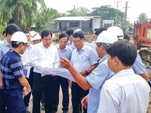 Đẩy nhanh tiến độ dự án 

đường tỉnh ngàn tỉ