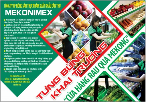 Công ty CP Nông sản thực phẩm xuất khẩu Cần Thơ Mekonimex