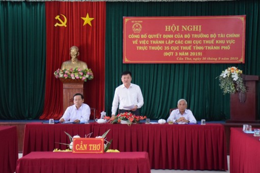 Công bố quyết định thành lập các Chi cục Thuế khu vực