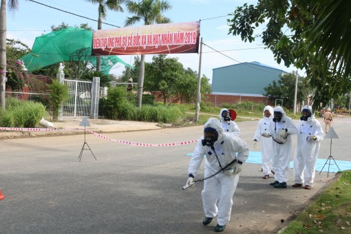 Diễn tập ứng phó sự cố bức xạ và hạt nhân