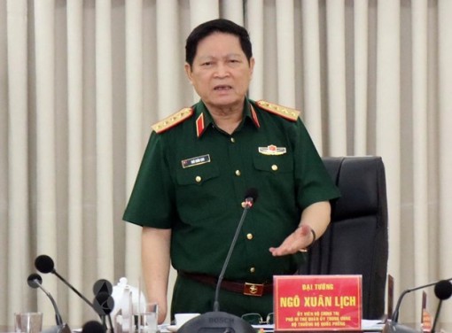 Gặp mặt đại biểu Quân đội dự Hội nghị 11 BCH Trung ương khóa XII