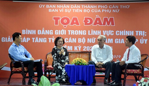 Giải pháp tăng tỷ lệ cán bộ nữ tham gia cấp ủy đảng nhiệm kỳ 2020-2025