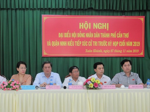 Cử tri quận Ninh Kiều kiến nghị công khai thông tin về quy hoạch đất đai
