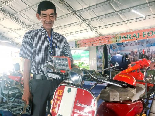 Xe chữa cháy “có một không hai” vùng Miệt Thứ