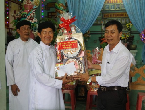 Chúc mừng chức sắc, chức việc, tín đồ nhân kỷ niệm 95 năm Ngày Khai đạo Cao Đài