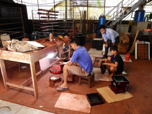 Độc đáo sơn mài mỹ nghệ Bình Dương