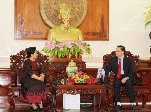 Lãnh đạo TP Cần Thơ tiếp Đoàn công tác của Bộ Văn hóa và Nghệ thuật Campuchia