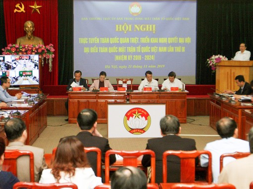 Triển khai Nghị quyết Đại hội đại biểu toàn quốc Mặt trận Tổ quốc Việt Nam lần thứ IX tới cơ sở
