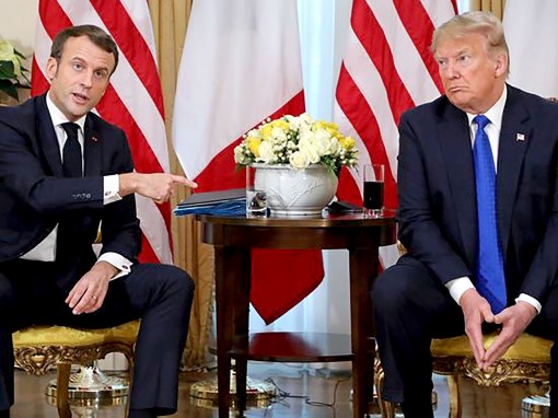 Quan hệ Trump-Macron “tuột dốc không phanh”