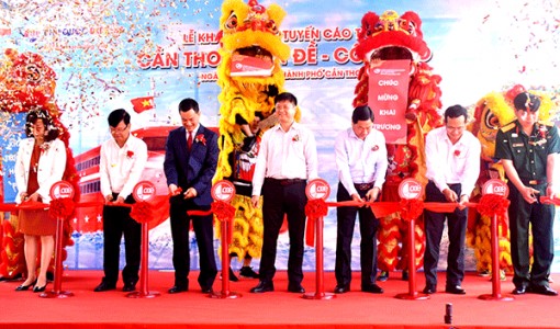 Khai trương tuyến tàu cao tốc Cần Thơ - Trần Đề - Côn Đảo