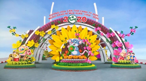 Đường hoa Cần Thơ Xuân Canh Tý sẽ hấp dẫn thế nào?