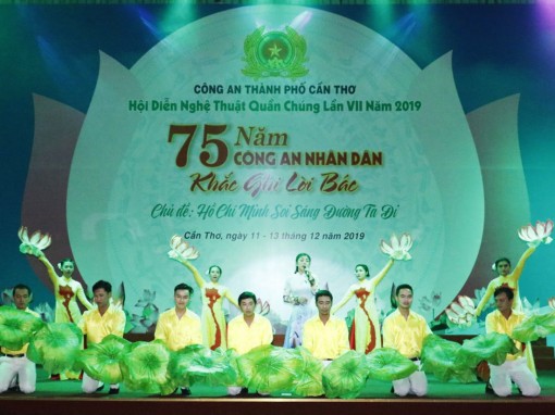 Bế mạc Hội diễn nghệ thuật quần chúng Công an TP Cần Thơ năm 2019