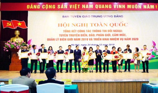 Hội nghị toàn quốc tổng kết công tác thông tin đối ngoại; tuyên truyền biển, đảo; phân giới cắm mốc quản lý biên giới 2019