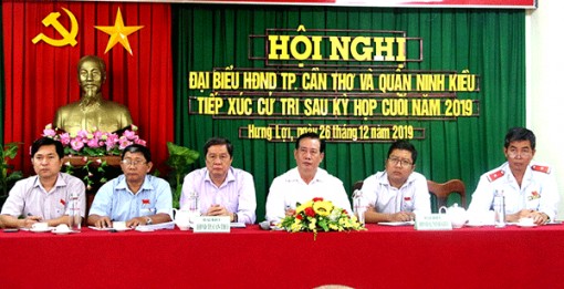 Cử tri kiến nghị nhiều vấn đề liên quan chỉnh trang đô thị