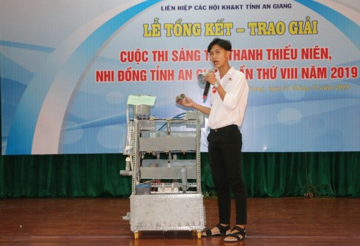 An Giang: Vinh danh, khen thưởng 31 sản phẩm sáng tạo thanh niên, nhi đồng năm 2019