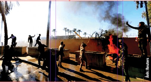 Iran bác bỏ liên quan đến tình trạng bạo lực tại Đại sứ quán Mỹ ở Iraq