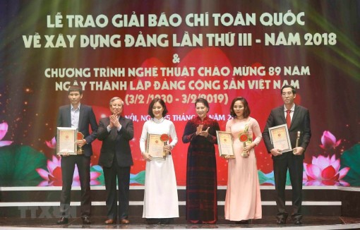 Giải "Búa liềm Vàng" 2019 phản ánh sinh động thực tiễn xây dựng Đảng