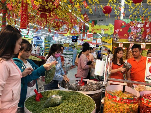 Các siêu thị đều kéo dài thời gian phục vụ Tết