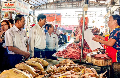 Đảm bảo đủ nguồn cung thịt heo và hàng hóa cho những ngày Tết