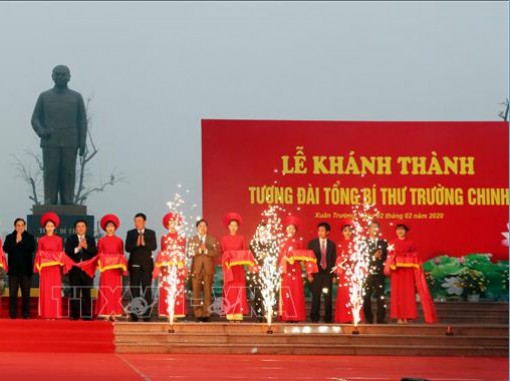 Khánh thành tượng đài Tổng Bí thư Trường Chinh