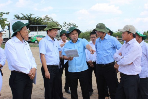 Lãnh đạo thành phố kiểm tra các công trình trọng điểm