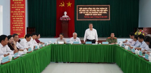 Chuẩn bị chu đáo để tổ chức đại hội đảng bộ thành công tốt đẹp